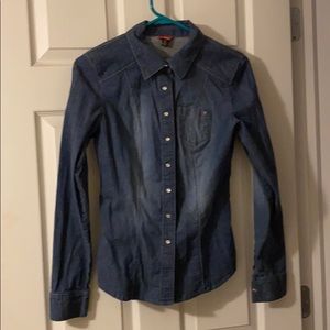 Jean Button Down